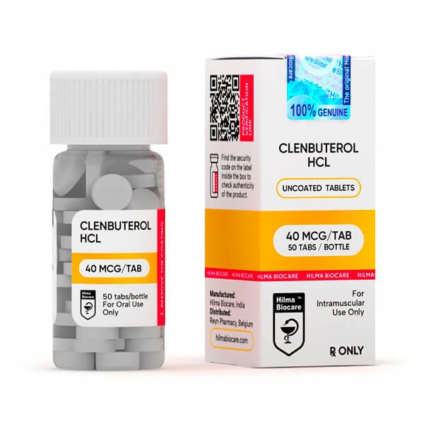 Clenbuterol 40mcg / 50 tabs