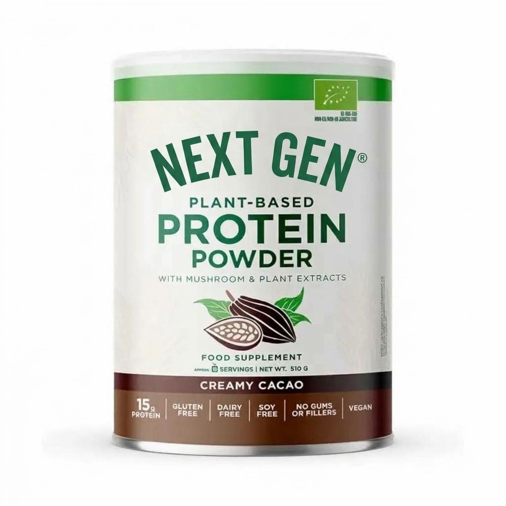 Four Sigmatic Plant-Based Protein Powder with Mushrooms – Creamy Cacao