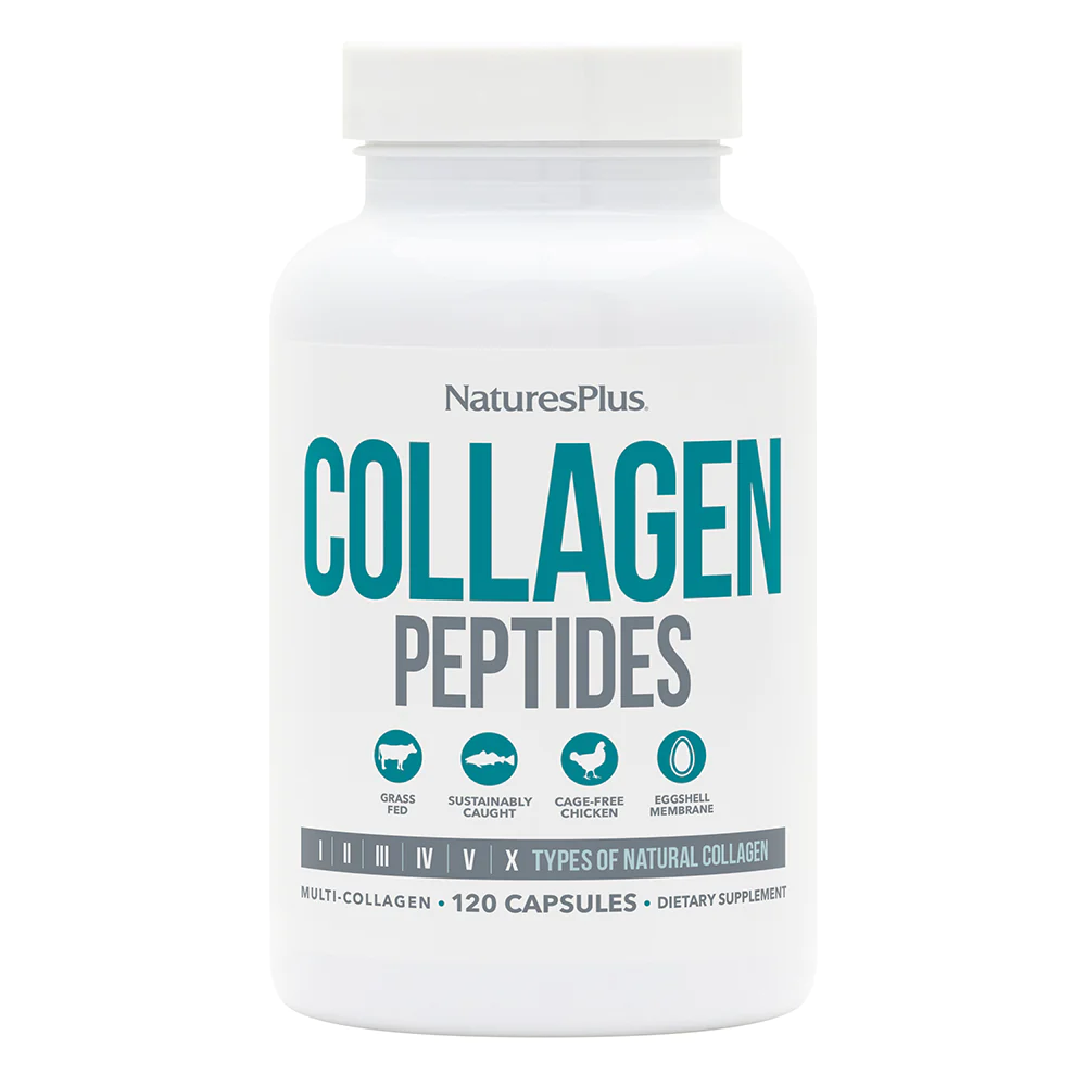 Nature’s Plus Collagen Peptides – 120 Capsules