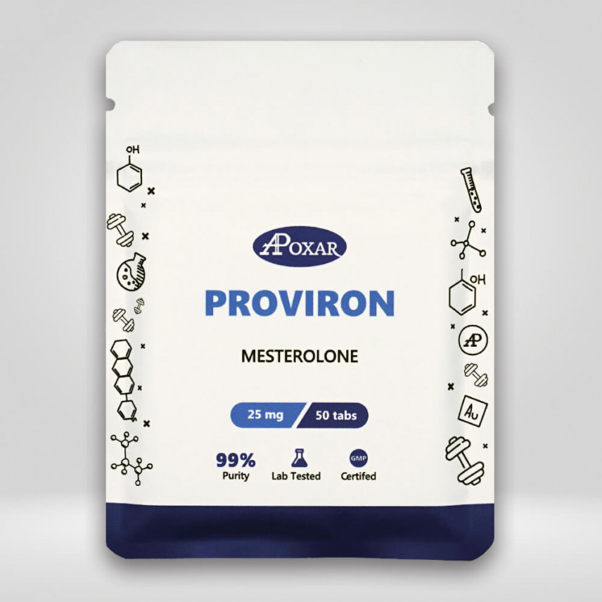 Proviron – Mesterolone 25mg/50tabs – Apoxar “LIMITED SUPPLY”